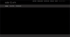 Desktop Screenshot of ester-erik.dk